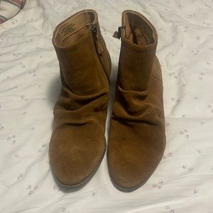 Franco Sarto Suede bootie.